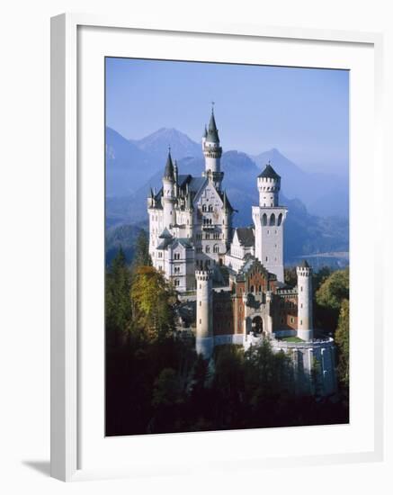 Neuschwanstein Castle, Fussen Bavaria, South Germany-Nigel Francis-Framed Photographic Print