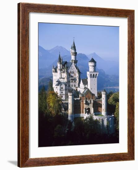 Neuschwanstein Castle, Fussen Bavaria, South Germany-Nigel Francis-Framed Photographic Print