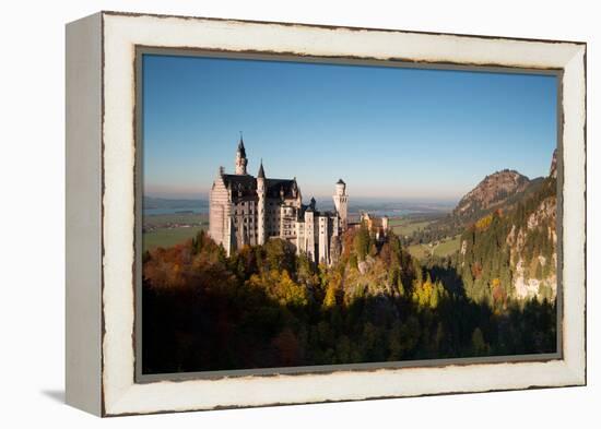 Neuschwanstein Castle in Autumn-Alex Saberi-Framed Premier Image Canvas