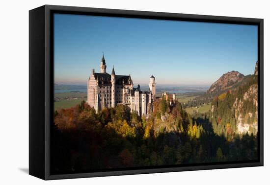 Neuschwanstein Castle in Autumn-Alex Saberi-Framed Premier Image Canvas