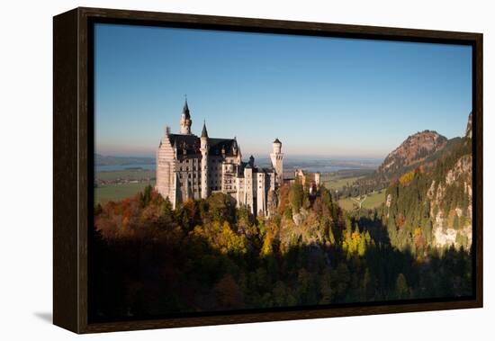 Neuschwanstein Castle in Autumn-Alex Saberi-Framed Premier Image Canvas