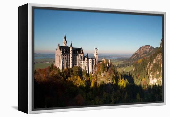 Neuschwanstein Castle in Autumn-Alex Saberi-Framed Premier Image Canvas