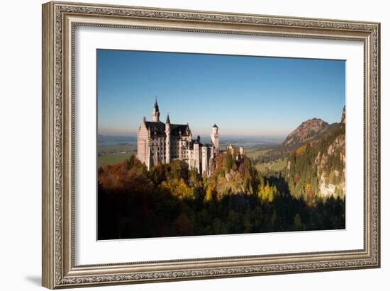 Neuschwanstein Castle in Autumn-Alex Saberi-Framed Photographic Print