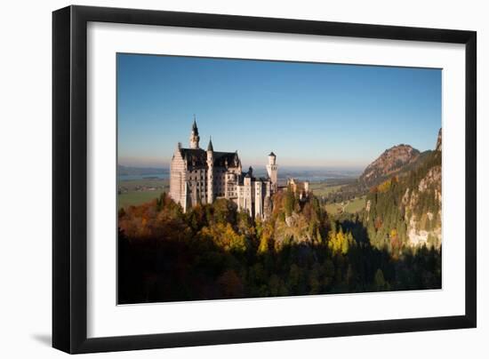 Neuschwanstein Castle in Autumn-Alex Saberi-Framed Photographic Print