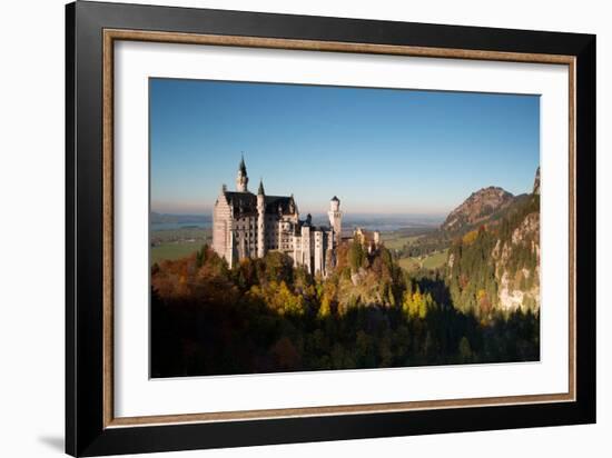 Neuschwanstein Castle in Autumn-Alex Saberi-Framed Photographic Print