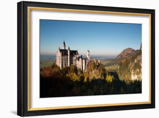 Neuschwanstein Castle in Autumn-Alex Saberi-Framed Photographic Print