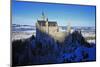 Neuschwanstein Castle near Schwangau, Allgau, Bavaria, Germany, Europe-Hans-Peter Merten-Mounted Photographic Print