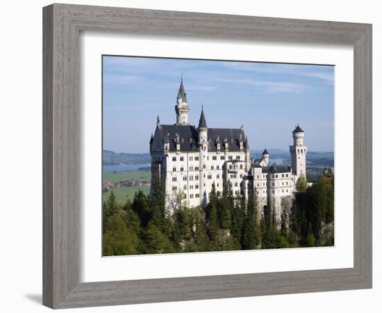 Neuschwanstein Castle, Schwangau, Allgau, Bavaria, Germany, Europe-Hans Peter Merten-Framed Photographic Print