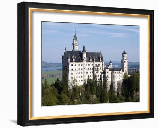 Neuschwanstein Castle, Schwangau, Allgau, Bavaria, Germany, Europe-Hans Peter Merten-Framed Photographic Print