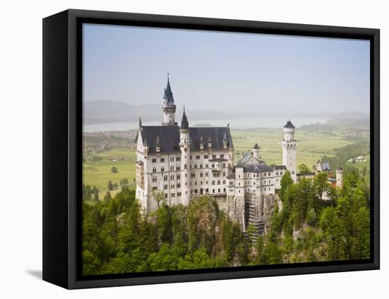 Neuschwanstein Castle, Schwangau, Deutsche Alpenstrasse, Bayern-Bavaria, Germany-Walter Bibikow-Framed Premier Image Canvas