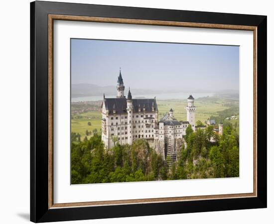 Neuschwanstein Castle, Schwangau, Deutsche Alpenstrasse, Bayern-Bavaria, Germany-Walter Bibikow-Framed Photographic Print