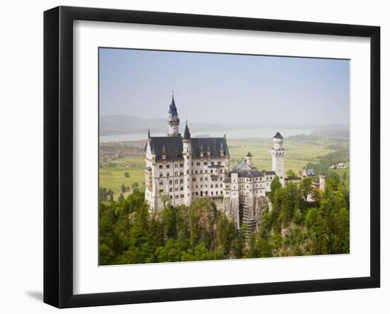 Neuschwanstein Castle, Schwangau, Deutsche Alpenstrasse, Bayern-Bavaria, Germany-Walter Bibikow-Framed Photographic Print