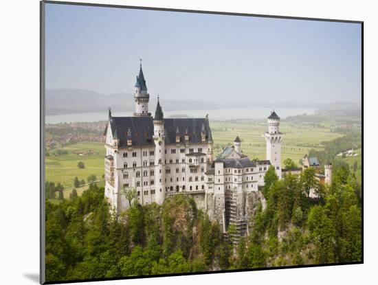 Neuschwanstein Castle, Schwangau, Deutsche Alpenstrasse, Bayern-Bavaria, Germany-Walter Bibikow-Mounted Photographic Print