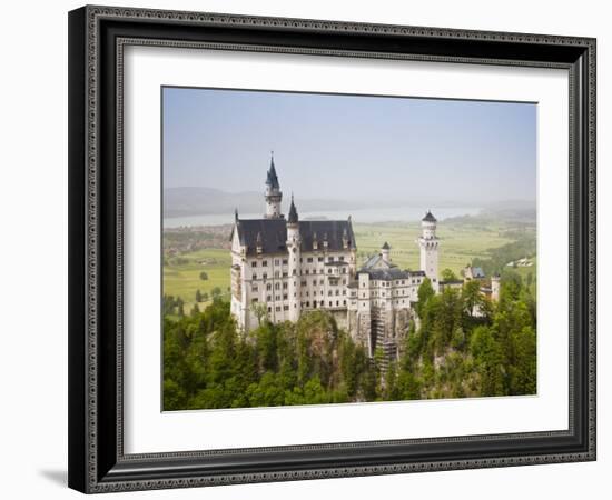 Neuschwanstein Castle, Schwangau, Deutsche Alpenstrasse, Bayern-Bavaria, Germany-Walter Bibikow-Framed Photographic Print