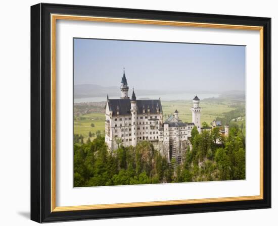 Neuschwanstein Castle, Schwangau, Deutsche Alpenstrasse, Bayern-Bavaria, Germany-Walter Bibikow-Framed Photographic Print