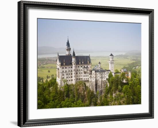 Neuschwanstein Castle, Schwangau, Deutsche Alpenstrasse, Bayern-Bavaria, Germany-Walter Bibikow-Framed Photographic Print