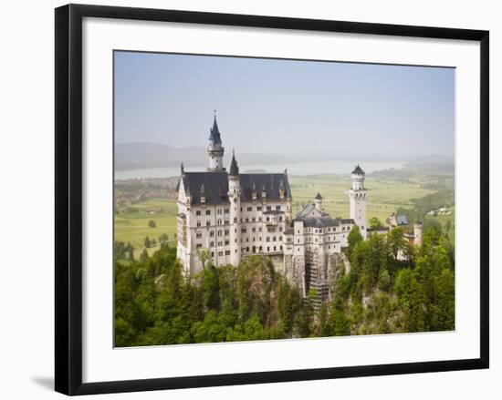 Neuschwanstein Castle, Schwangau, Deutsche Alpenstrasse, Bayern-Bavaria, Germany-Walter Bibikow-Framed Photographic Print