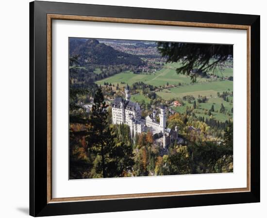 Neuschwanstein Castle, West of Fussen, Bavaria, Germany, Europe-Nigel Blythe-Framed Photographic Print