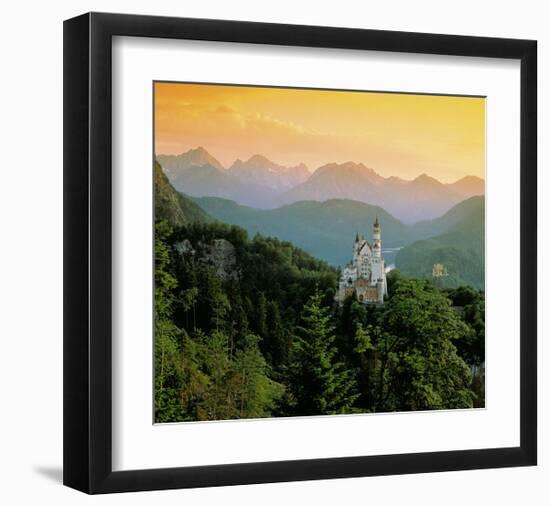 Neuschwanstein Castle-null-Framed Art Print