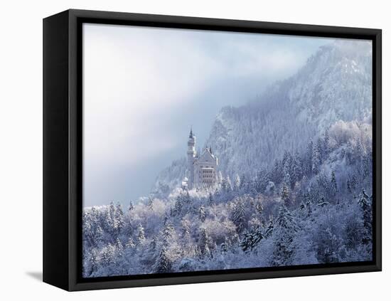 Neuschwanstein Castle-Ray Juno-Framed Premier Image Canvas