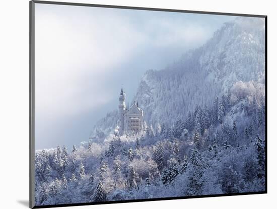 Neuschwanstein Castle-Ray Juno-Mounted Photographic Print