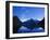 Neuseeland, Sv¼dinsel, Milford Sound, Berglandschaft, Mitre Peak, New Zealand, See-Thonig-Framed Photographic Print