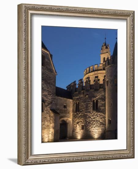 Neustift Monastery Near Brixen in Autumn, Exterior. South Tyrol, Italy-Martin Zwick-Framed Photographic Print