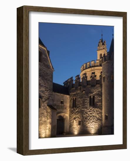 Neustift Monastery Near Brixen in Autumn, Exterior. South Tyrol, Italy-Martin Zwick-Framed Photographic Print