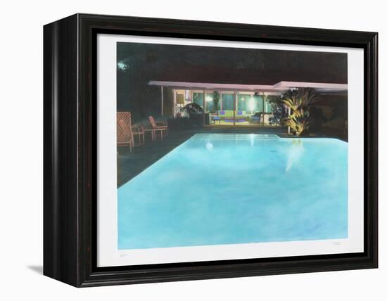 Neutra Pool House-Theo Westenberger-Framed Premier Image Canvas