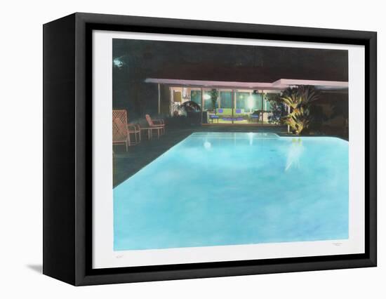 Neutra Pool House-Theo Westenberger-Framed Premier Image Canvas