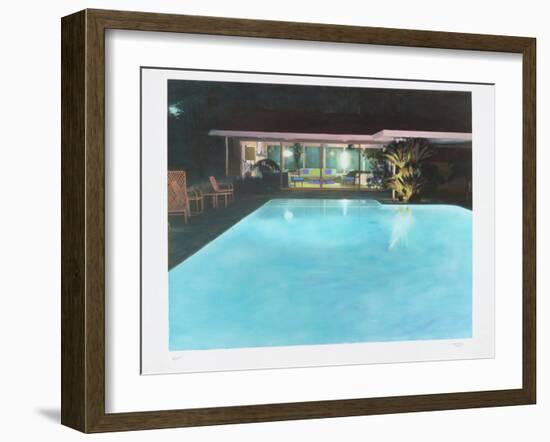 Neutra Pool House-Theo Westenberger-Framed Photographic Print