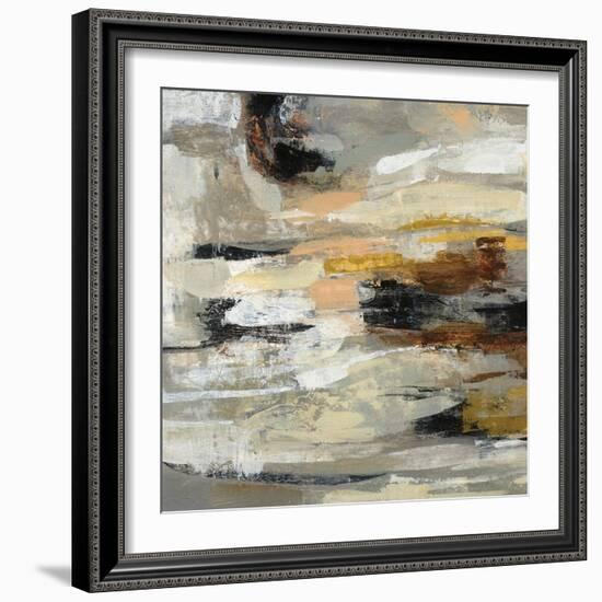 Neutral Abstract II-Silvia Vassileva-Framed Art Print