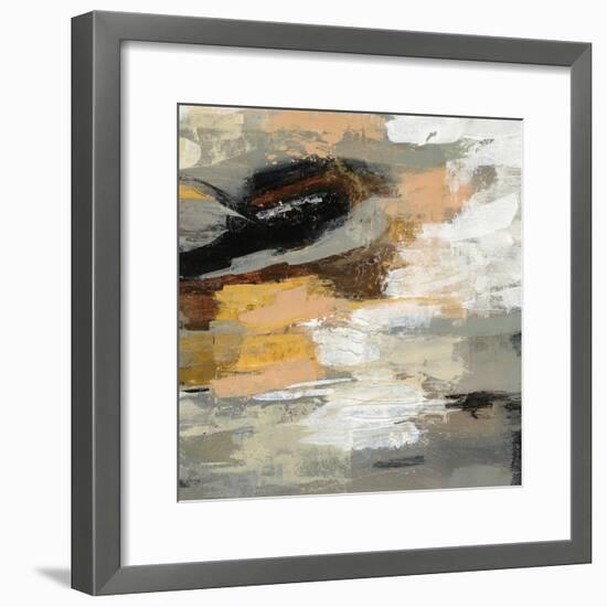 Neutral Abstract III-Silvia Vassileva-Framed Art Print