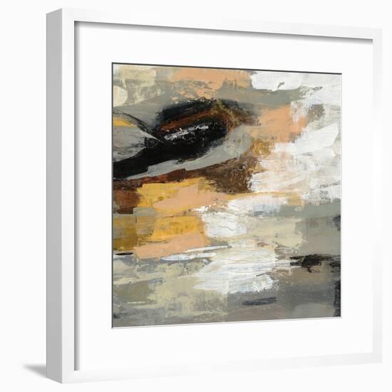 Neutral Abstract III-Silvia Vassileva-Framed Art Print