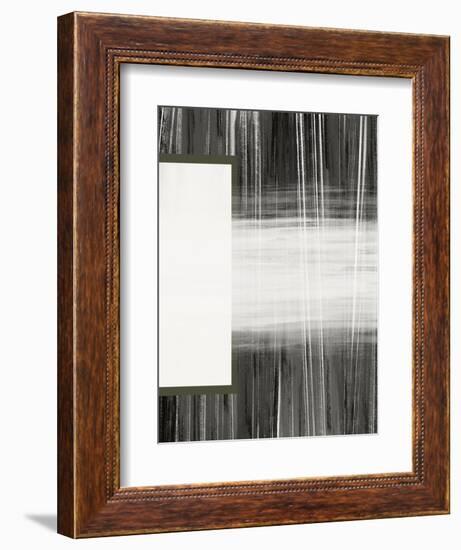 Neutral Abstract White-Melody Hogan-Framed Art Print