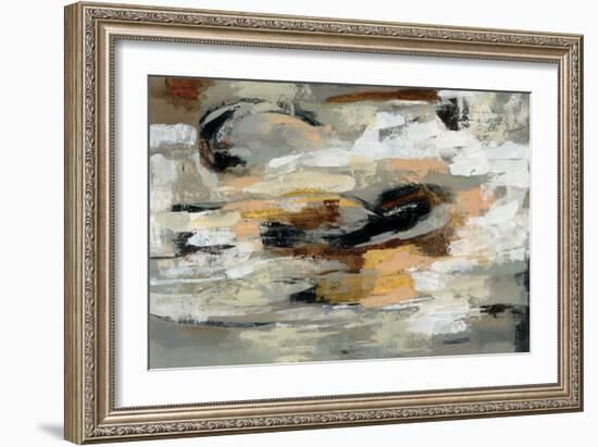 Neutral Abstract-Silvia Vassileva-Framed Art Print