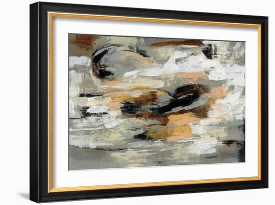 Neutral Abstract-Silvia Vassileva-Framed Art Print