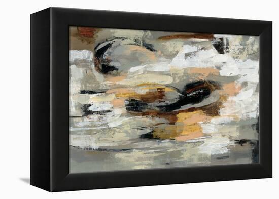 Neutral Abstract-Silvia Vassileva-Framed Stretched Canvas