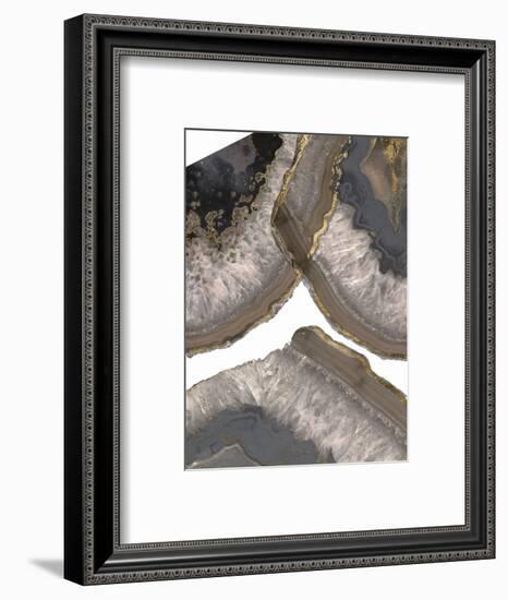 Neutral Agates II-Jennifer Goldberger-Framed Art Print