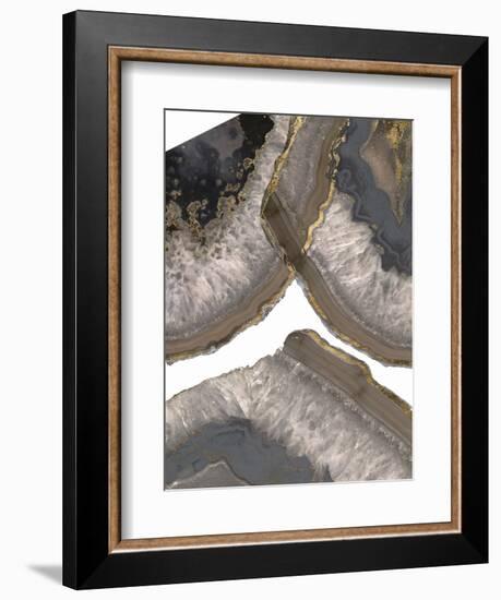 Neutral Agates II-Jennifer Goldberger-Framed Art Print