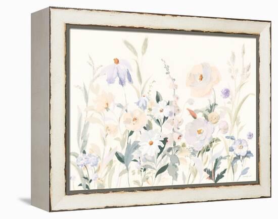 Neutral Boho Wildflowers-Danhui Nai-Framed Stretched Canvas