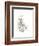 Neutral Botany II-June Vess-Framed Art Print