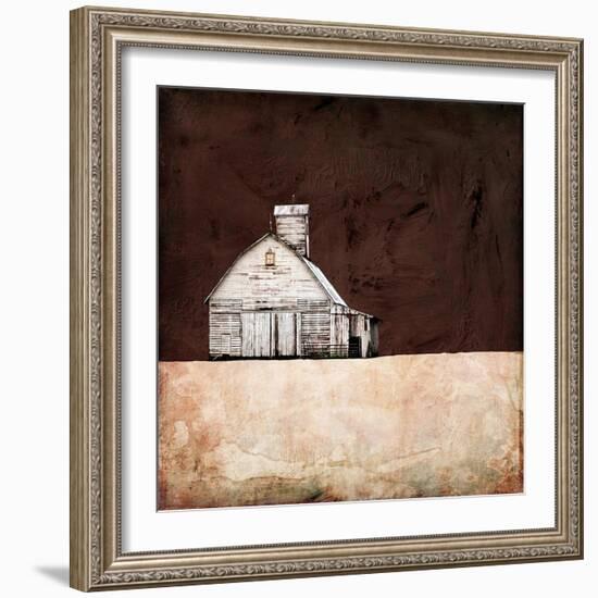 Neutral Brown Farm-Ynon Mabat-Framed Art Print