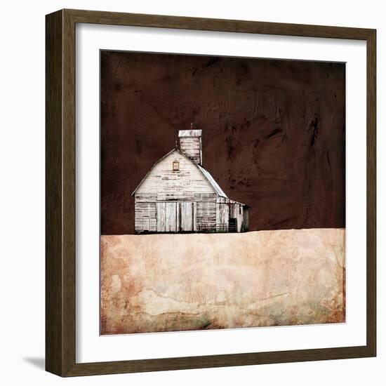 Neutral Brown Farm-Ynon Mabat-Framed Art Print