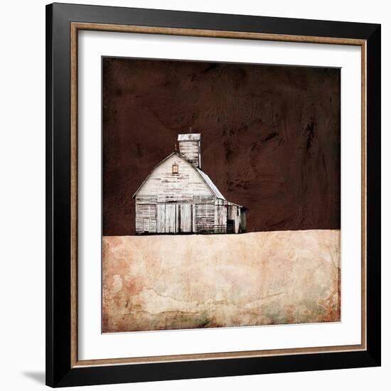 Neutral Brown Farm-Ynon Mabat-Framed Art Print