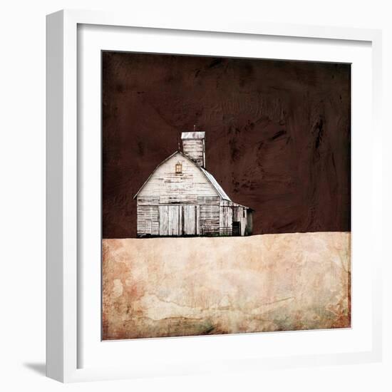 Neutral Brown Farm-Ynon Mabat-Framed Art Print