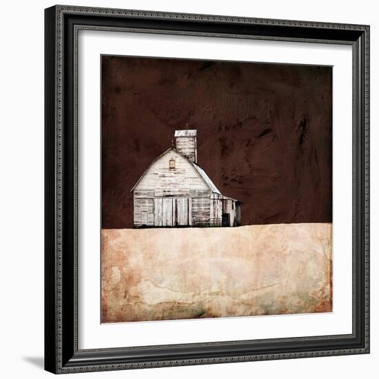 Neutral Brown Farm-Ynon Mabat-Framed Art Print