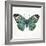 Neutral Butterfly 2-Jace Grey-Framed Art Print