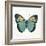 Neutral Butterfly 3-Jace Grey-Framed Art Print