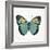 Neutral Butterfly 3-Jace Grey-Framed Art Print